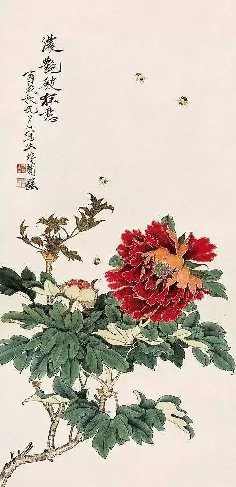 富贵满堂牡丹是何意_牡丹雕刻图案寓意_牡丹图吉祥寓意