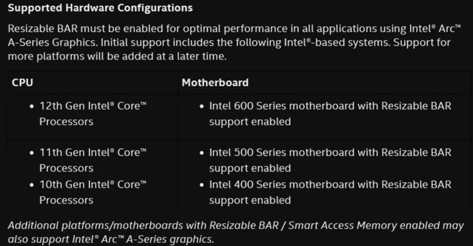 intel平台_ 6nm工艺 Xe核心 _Intel ARC A380桌面独显 