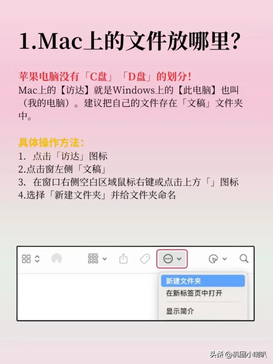 Windows用户Mac文件管理_苹果电脑怎么翻页_Mac访达技巧